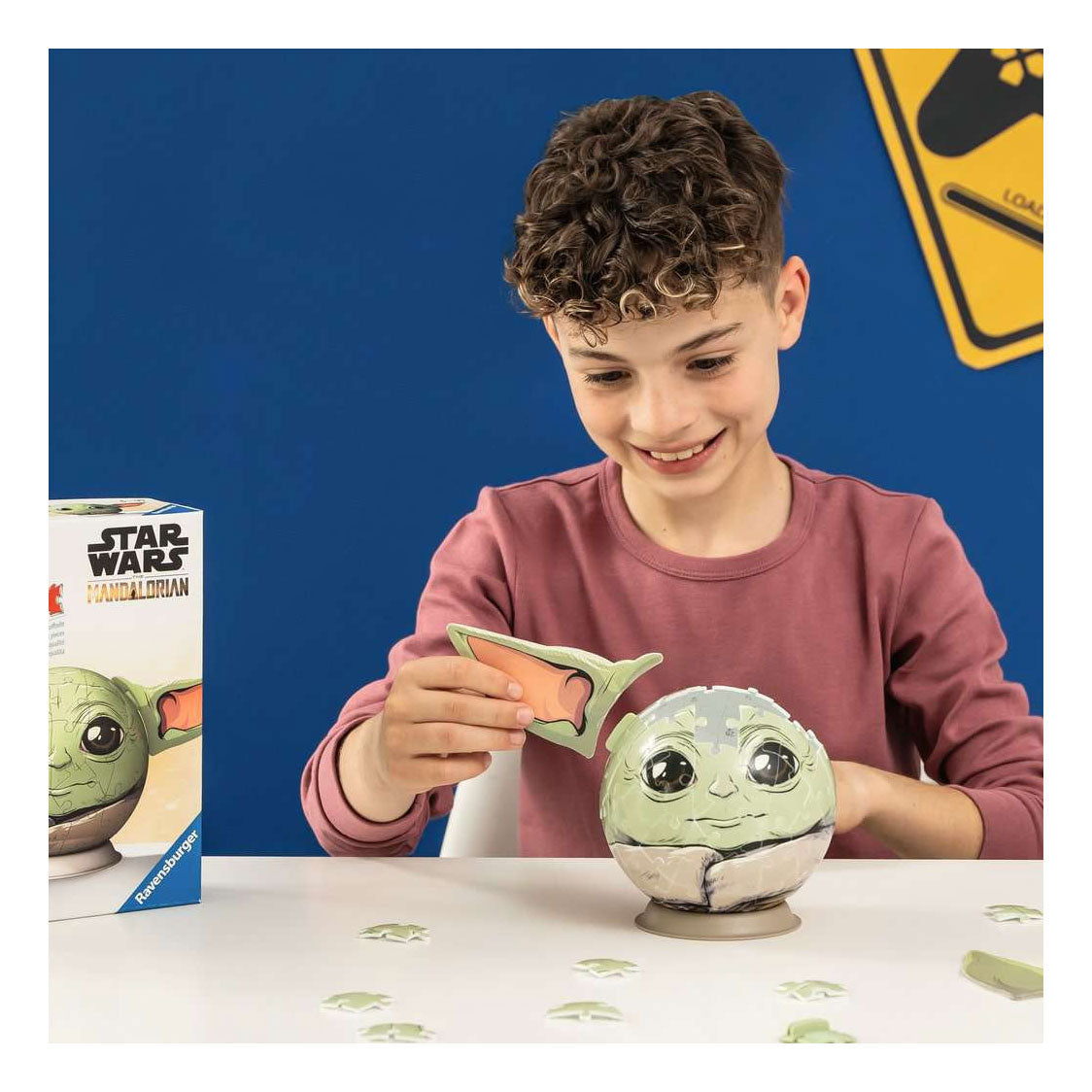 Ravensburger mandalorian grogu med ører - 3d puslespil