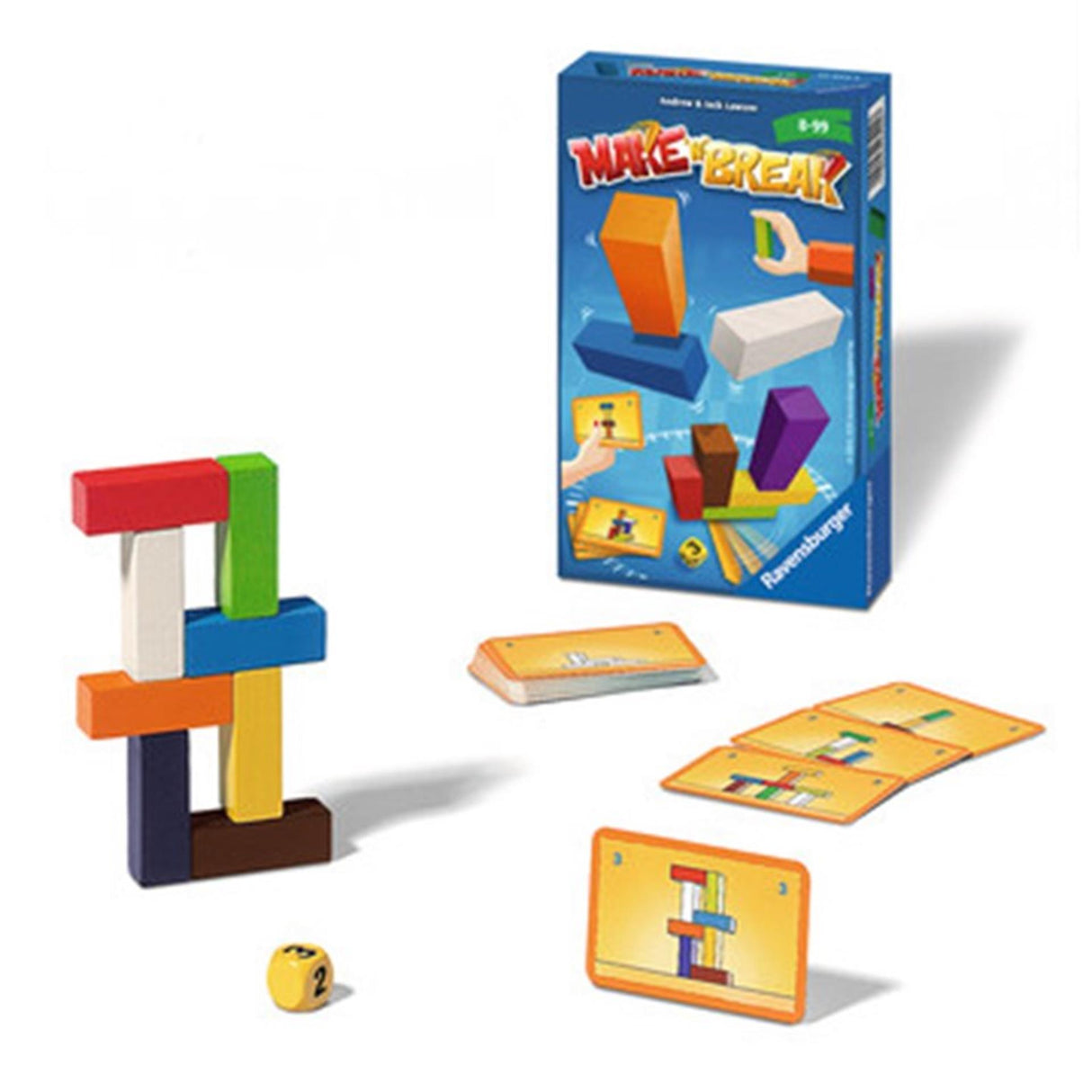Ravensburger make 'n break - lommespil