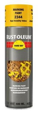 Rust-oleum aerosol sikkerhedsgul markeringsmaling 500ml