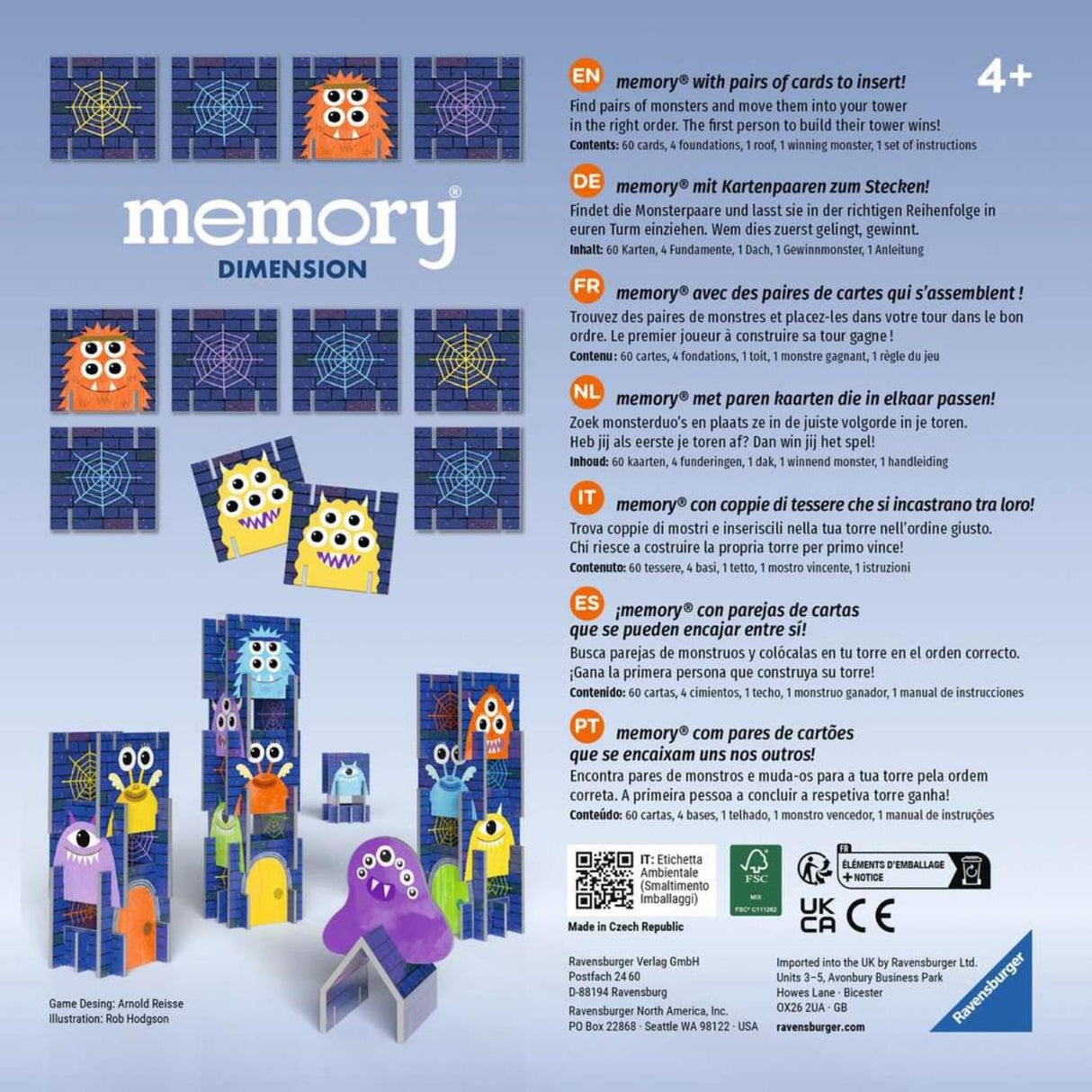 Ravensburger memoryâ® dimensionsspil