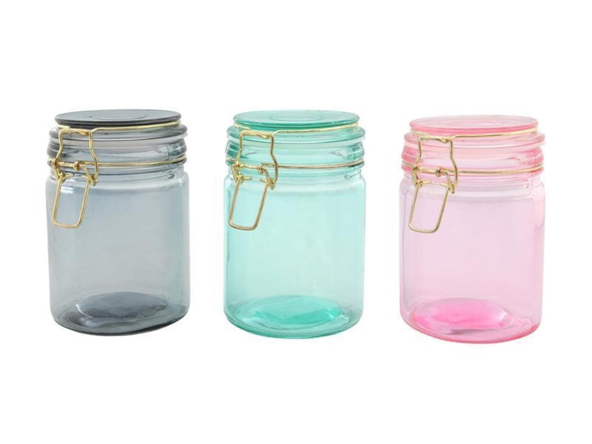 Køkkenværktøj opbevaringskrukke glas 750ml ã˜10x15cm
