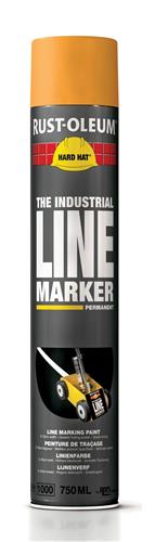 Rust-oleum spraydåse gul linje 500ml (vogn)