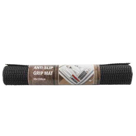 Anti-skrid måtte sort 150x30cm 180g m2