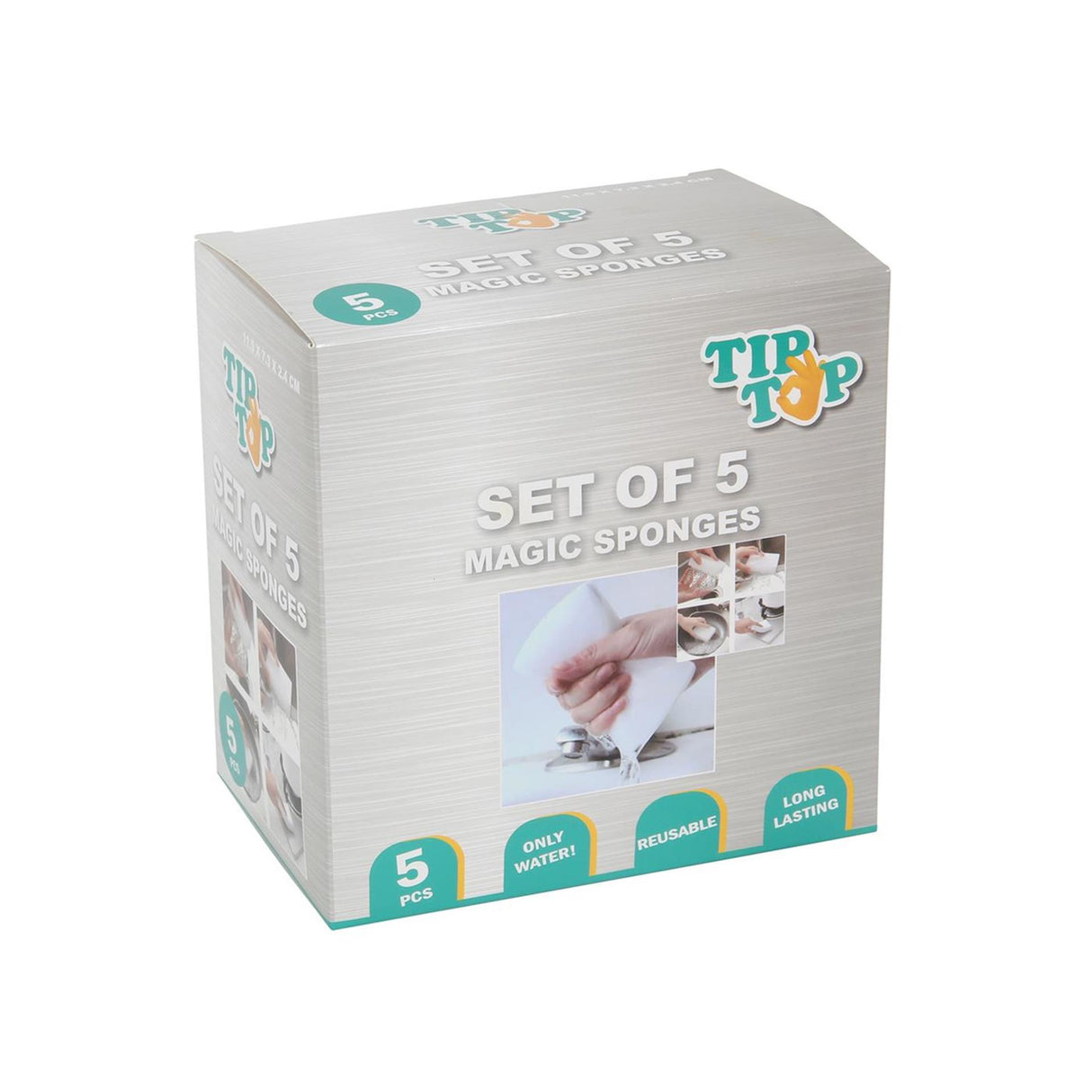 Tiptop mirakel svampeæske á 5 stk