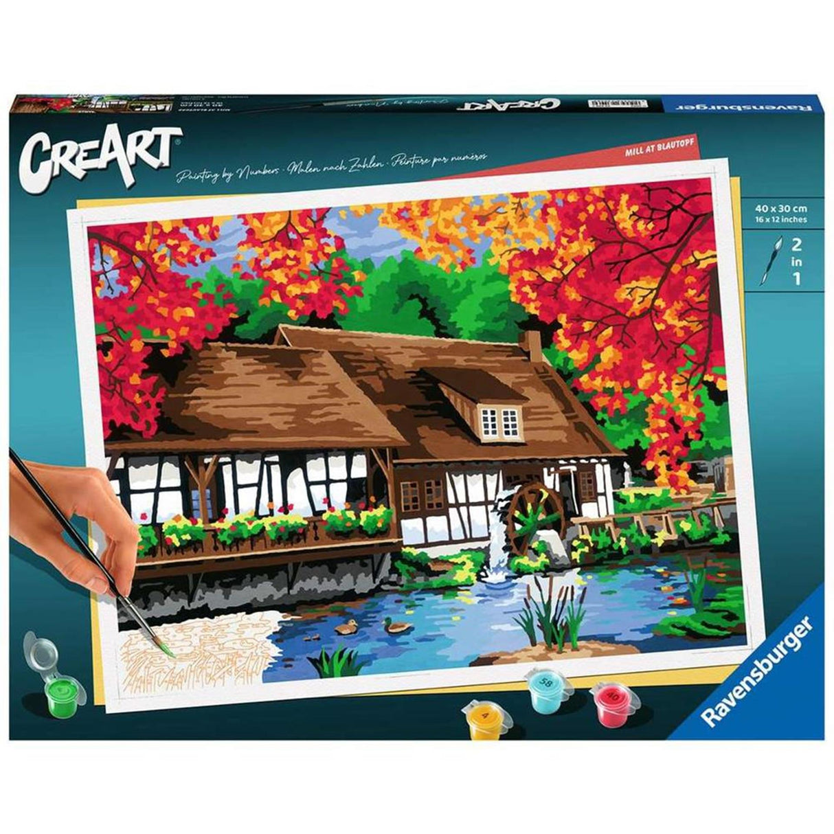 Ravensburger creart mølle i blautopf