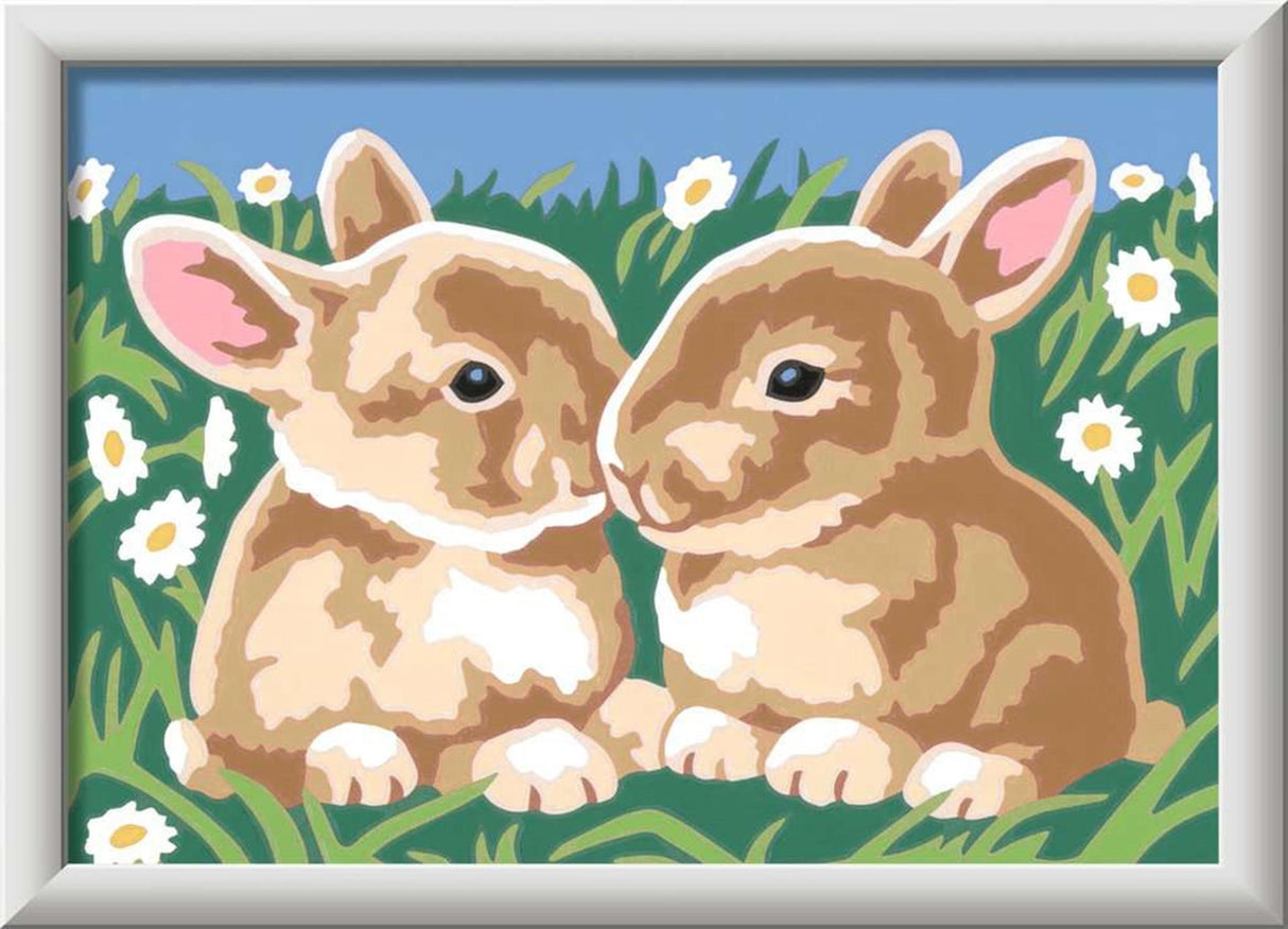 Ravensburger Creart Maleri ved nummer - Fluffy kaniner