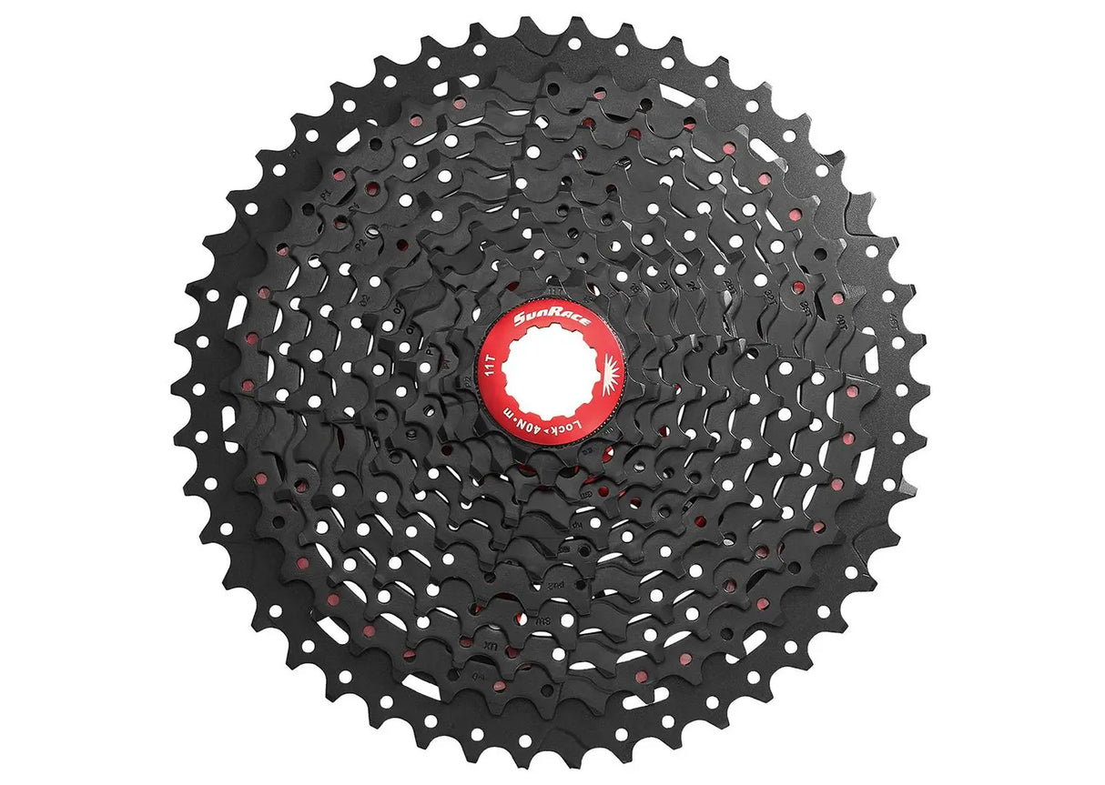 Sunrace kassette kædehjul csmx8 11-speed 11-46 - sort