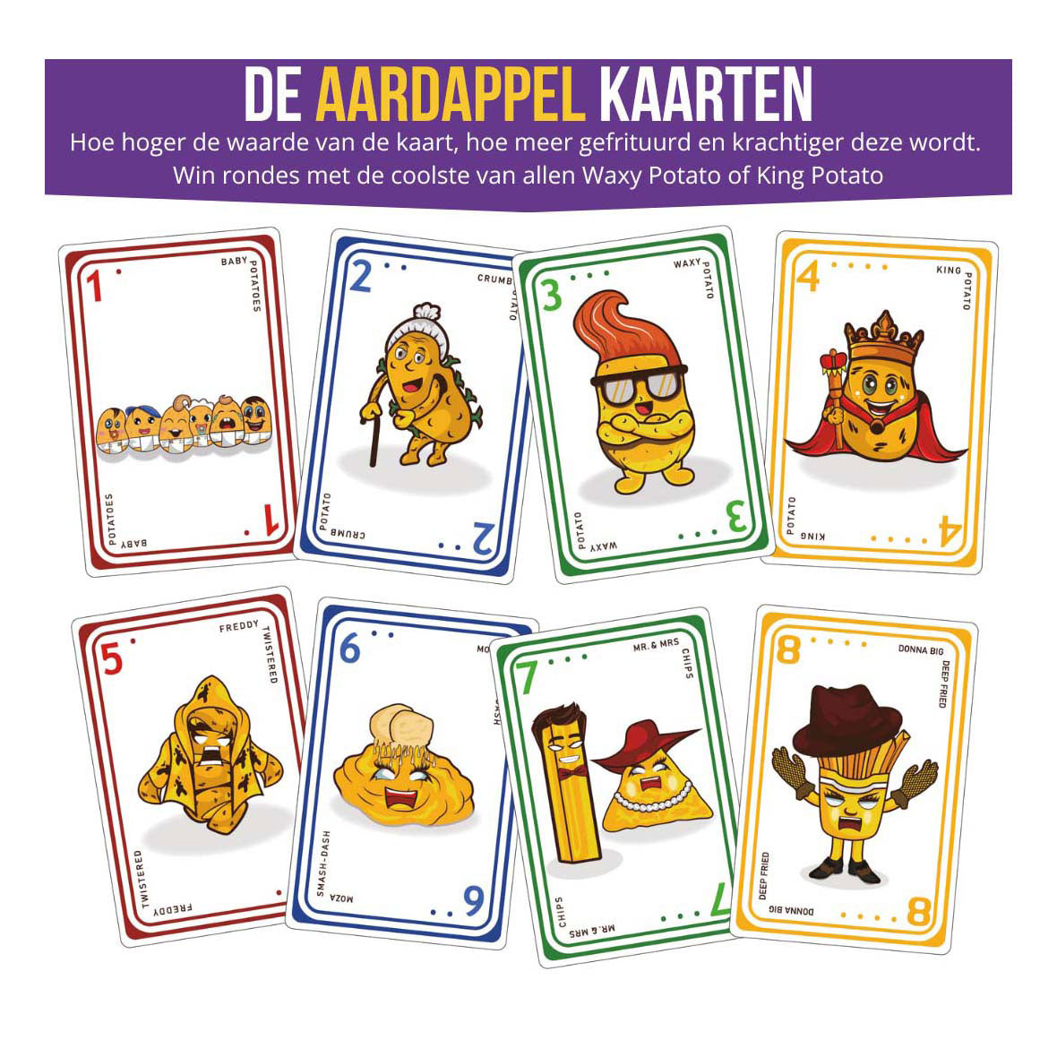 Fried kartofler kortspil friturestegte udgave (nl)