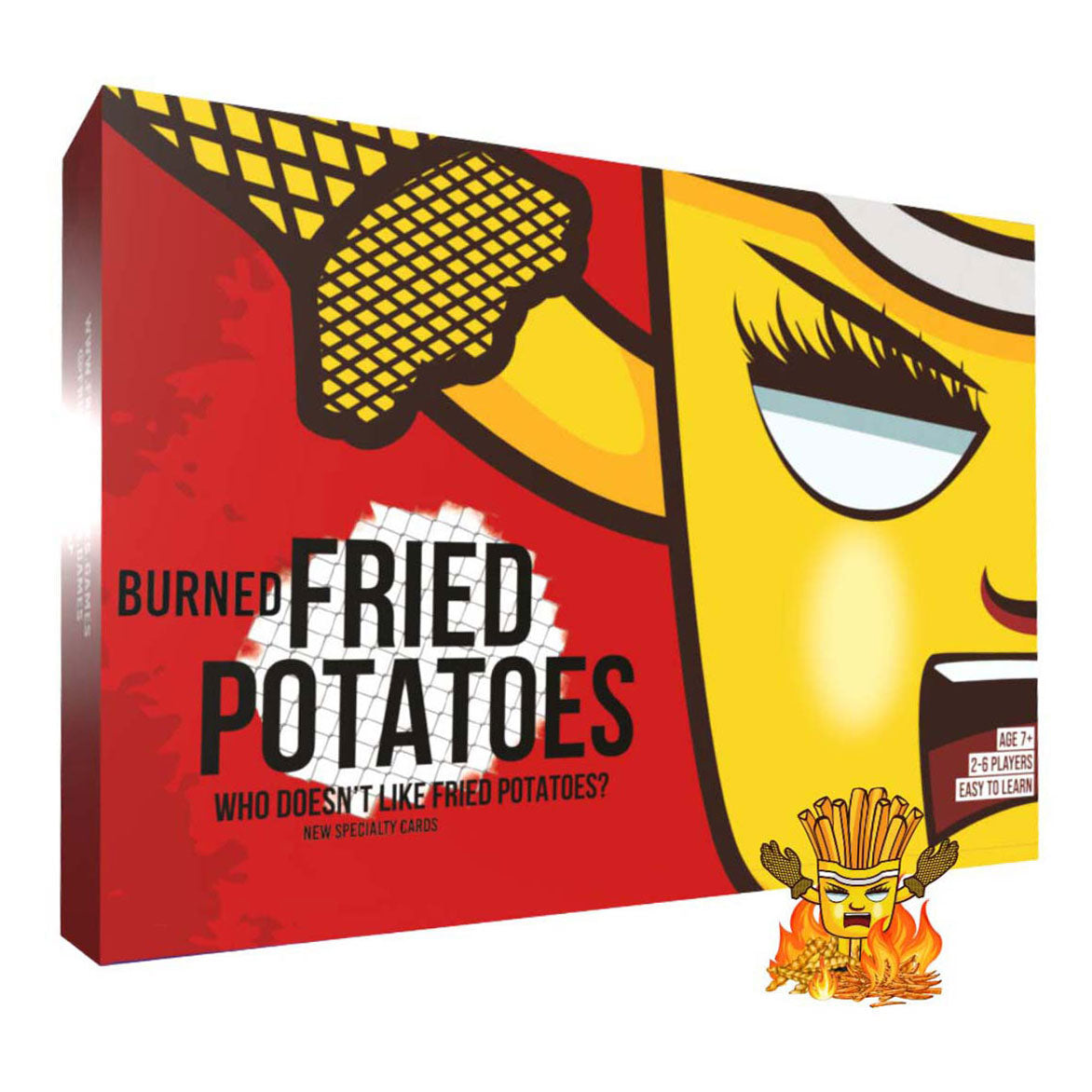 Fried kartofler kortspil brændt udgave (engelsk)