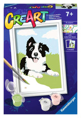 Ravensburger Creart maleri på nummer Border Collie