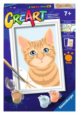 Ravensburger creart maling efter nummer rød tomcat