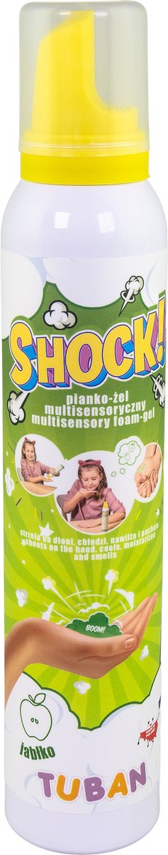 Tuban chok! multisensorisk skumgel 200 ml æble