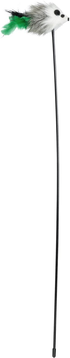 Trixie - muselegestav - plastik plys - med katteurt - 50 cm