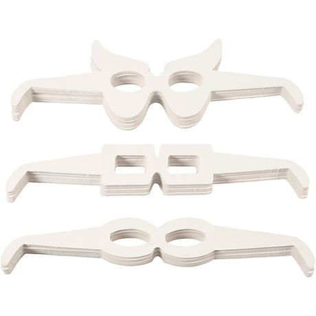Https: www.cchobby.nl glasses-h-4-5-10-cm-l-32-cm-white-160-piece-1-box