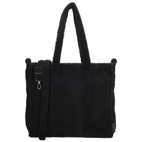 Beagles fluffy teddy skuldertaske 37x31x14cm lugo sort