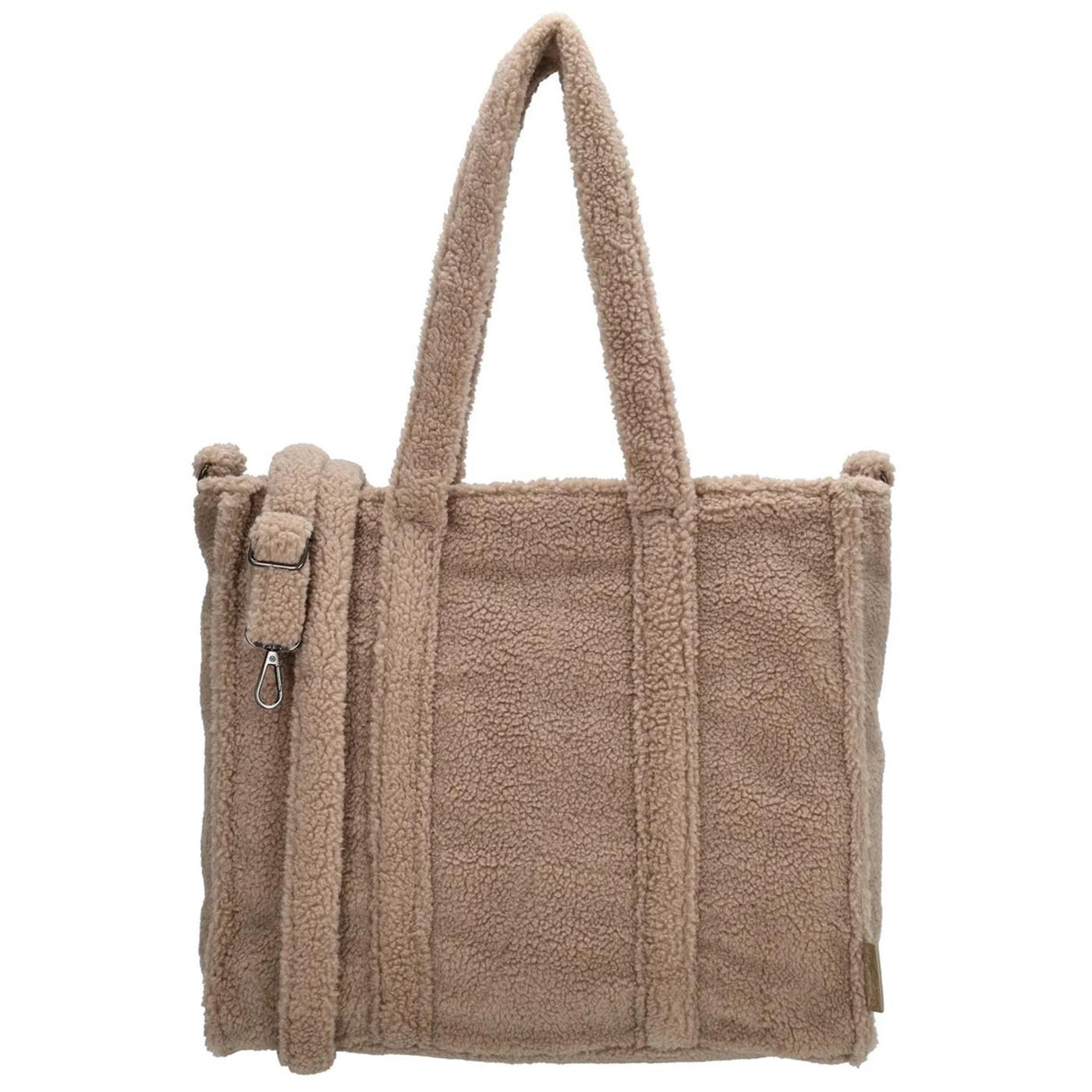 Beagles bamse skuldertaske 37x31cm taupe