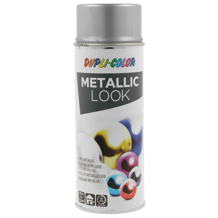 Motip 1001170 - metallisk look sølv | 2 stk