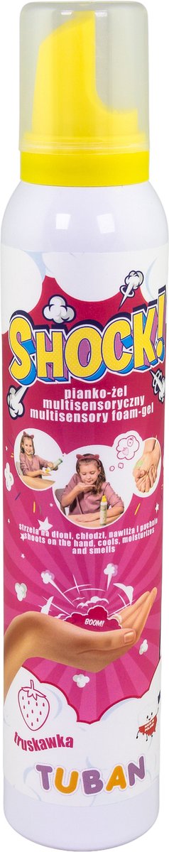 Tuban chok! multisensorisk skumgel 200 ml jordbær