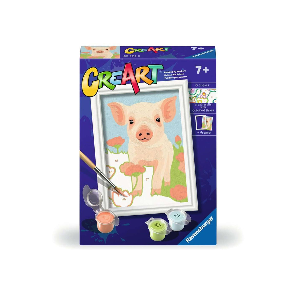 Ravensburger creart maling efter nummer - gris