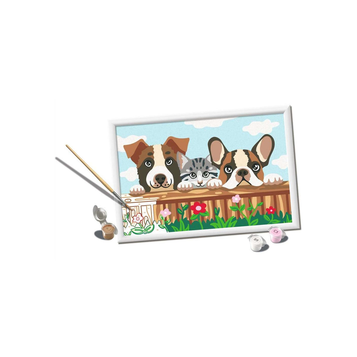Ravensburger creart - kat og hunde - maleri efter tal fra 11 år