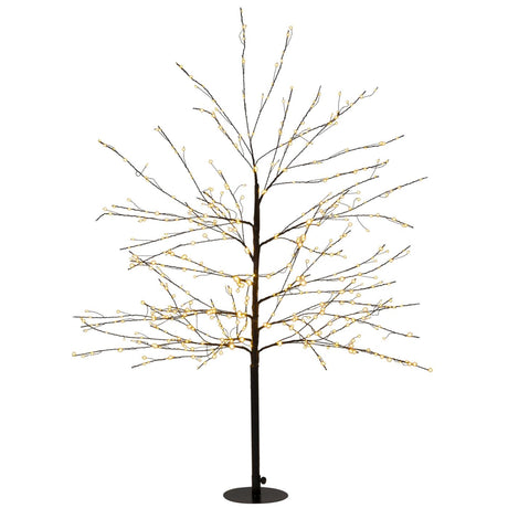 Anna's collection verlichte boom 600led classic warm h120cm met flits functie, dimmer en 8uur timer ip44