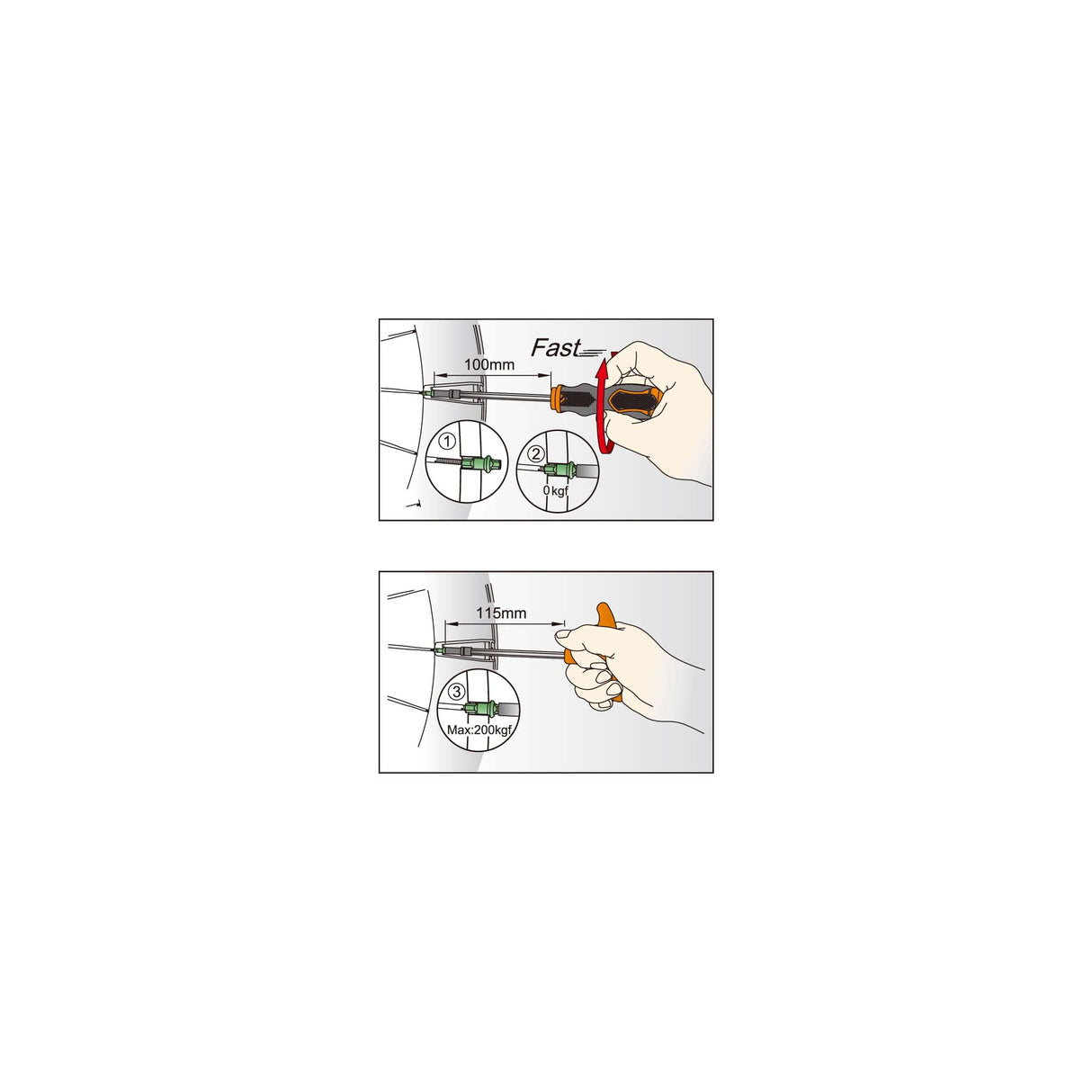 Icetoolz Spaak Nipple Key 12D7 for 3,6 mm