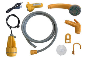 Mobil håndbruser med batteri