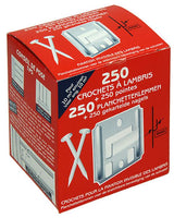 1014286 - 250 planchette klemmer med søm 4mm | 5 stk