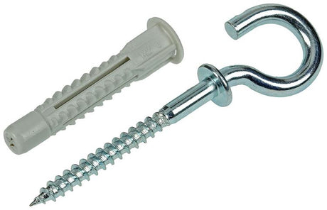 Celo 1015444 - 5 universeelpluggen mzk 8mm + schroefhaak 502638 | 5 stuks