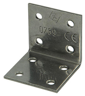 1015121 - tilslutningsvinkel rustfrit stål 40x40x40x2mm | 20 stk