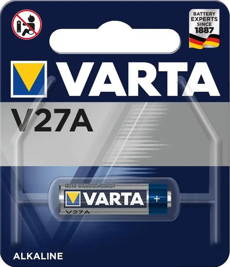 Varta Battery V27GA LR27 12V, blandt andet alarm
