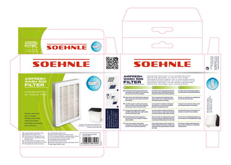 Soehnle 1059682 - filtervask 500 | 4 stk