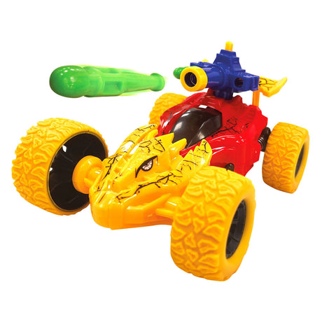 Vehicool friktionsracerbil, der skyder dino