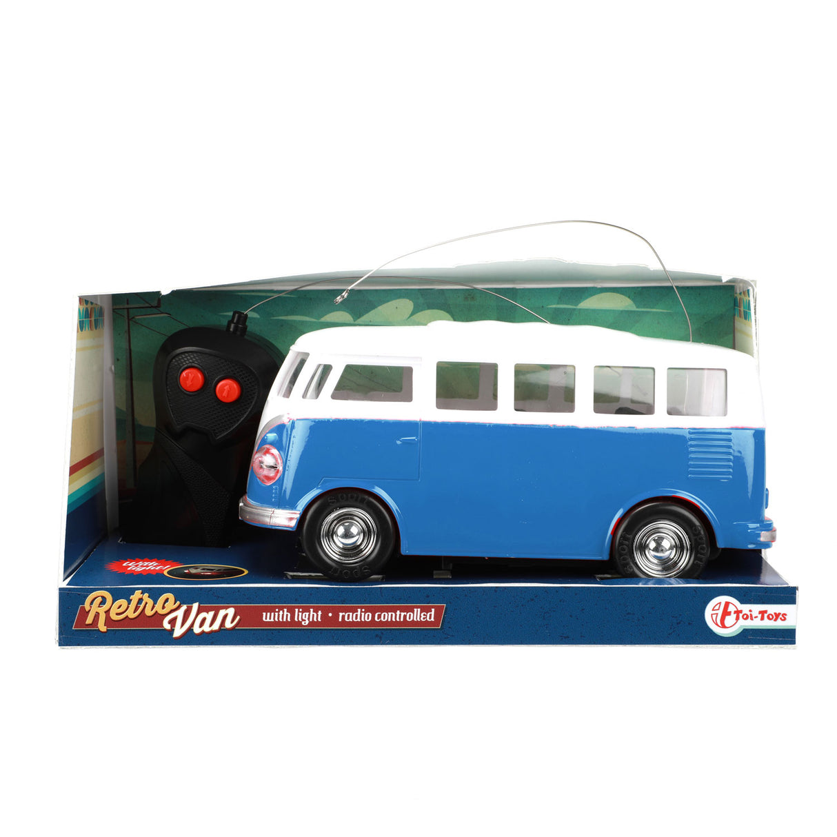 Toi-toys RC styret bil retro varevogn med lys