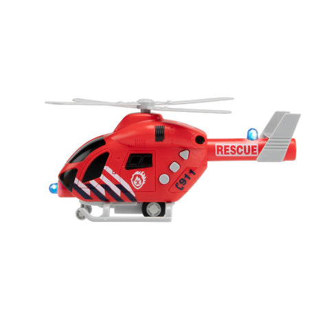 Toi-toys vehicool brandvæsen helikopter med lys og lyd