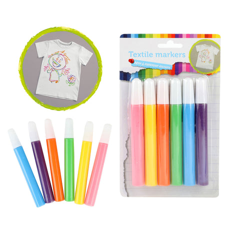 Toi-toys tekstiltuscher tropisk, 6 stk.