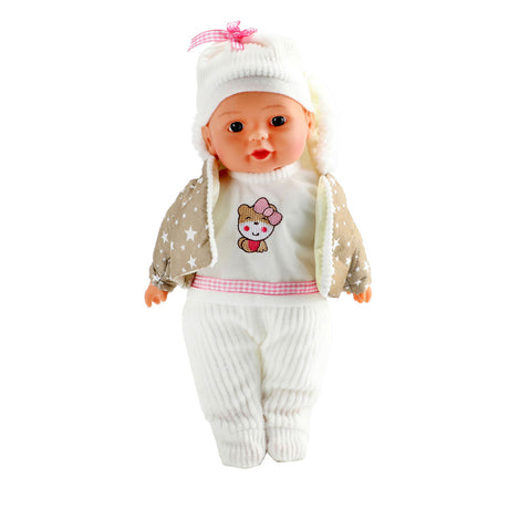 Toi-leys Dejlige baby babypop vinter tøj og flaske