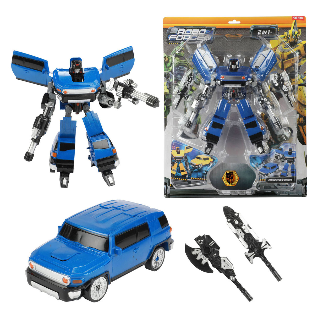 Roboforces Changing Robot - SUV The Super Morpf Blue