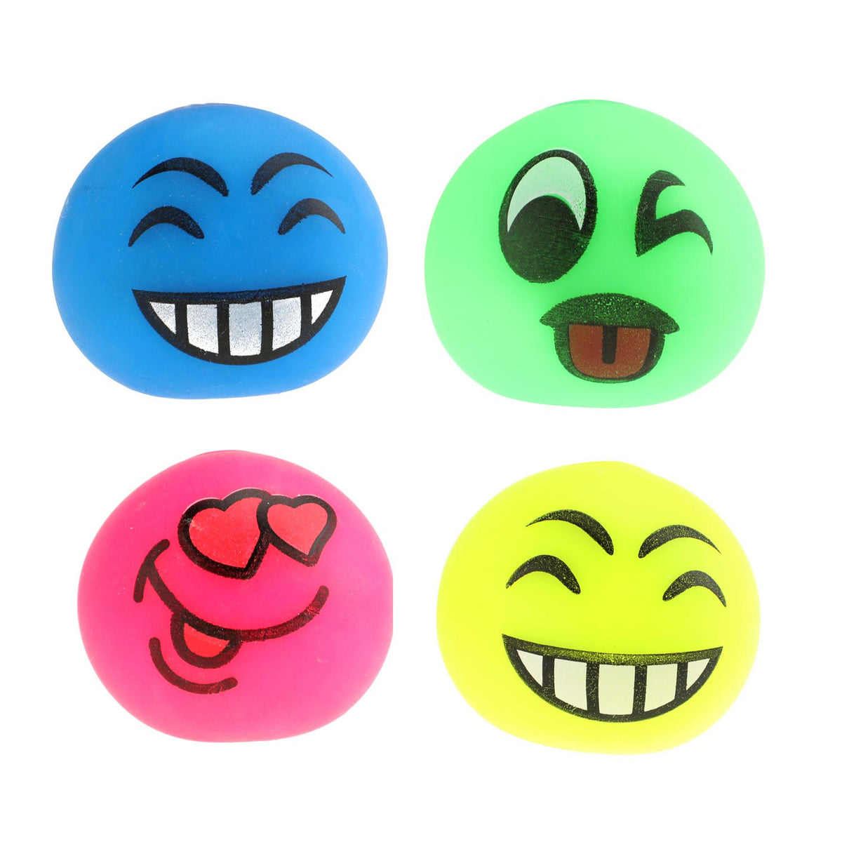 Toi-legetøj anti-stress bold smilefjes fidget