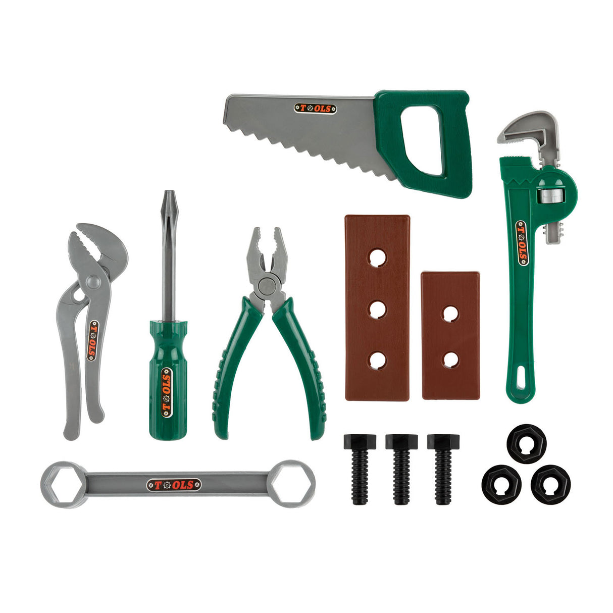 TOI-TOYS TOY TOOL SET, 13DLG.