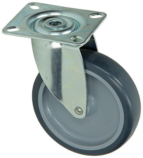 Mack by tente 1003695 - rubber rol 2 kogell.met plaat ø100mm | 8 stuks