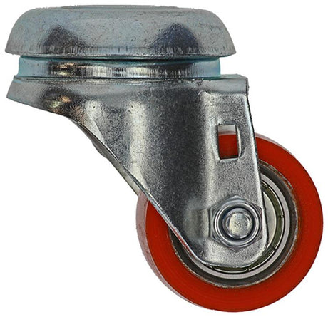 Mack by tente 1006184 - rol pu dubbele kogellager centr. gat. oranje 35mm | 18 stuks