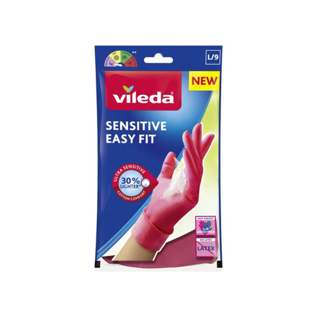 Vileda handsker følsomme let pasform store 1 par