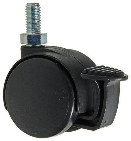 Mack by tente 1058962 - zwenkwiel met enkele wielrem vork pp, met schroefdr 40 mm | 10 stuks