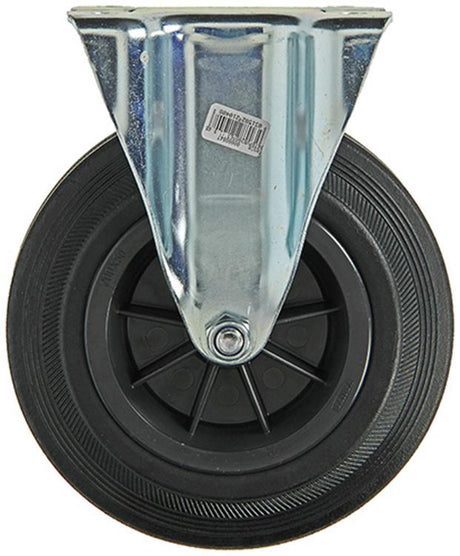 Mack by tente 1049131 - vast wiel bevestigingsplaat rubber met nylon velg 200mm | 4 stuks