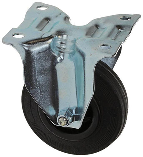 Mack by tente 1049124 - vast wiel bevestigingsplaat rubber met nylon velg 100mm | 6 stuks
