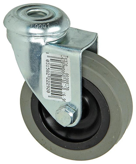 Mack by tente 1013183 - rubber rol 2 kogellagers centrgat 60mm | 6 stuks