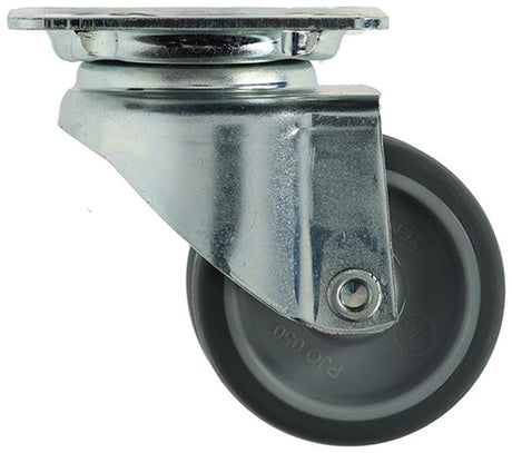 Mack by tente 1014734 - dubbel zwenkwiel 50mm op plaat | 8 stuks