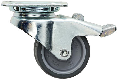 Mack by tente 1014735 - dubbel zwenkwiel 50mm op plaatmet rem | 8 stuks