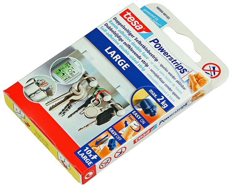 Tesa 1025283 - store strømskinne | 15 stk